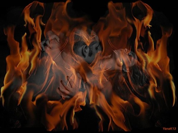 Гифки огонь любви