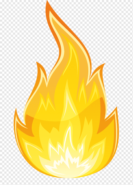 Нарисованное пламя