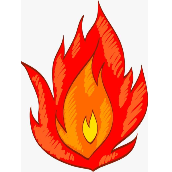 Огонь рисунок