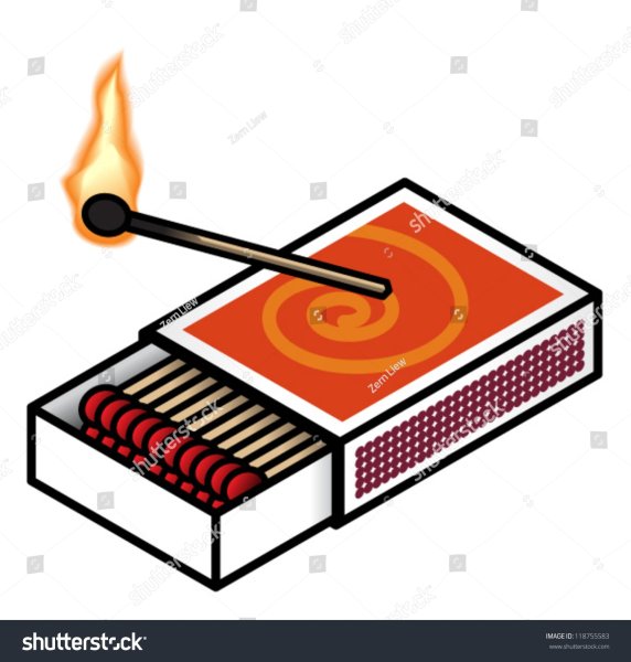 Коробок спичек для детей