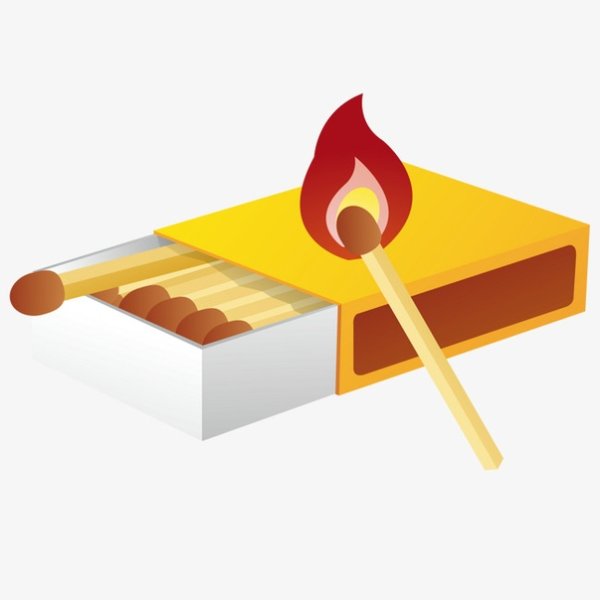 Спичка мультяшная