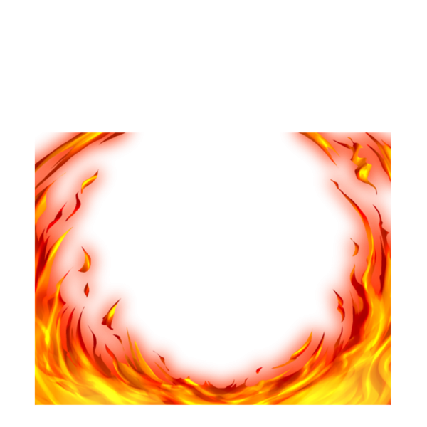 Рамка огонь для фотошопа