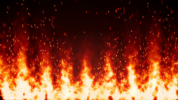 Горящий фон