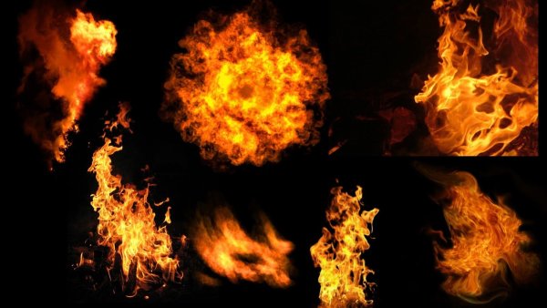 Огонь для фотошопа