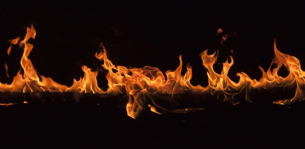 Огонь длинный