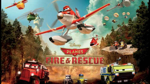 Самолеты огонь и вода Постер