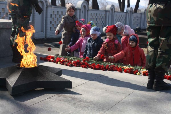 Мемориал вечный огонь Красноярск