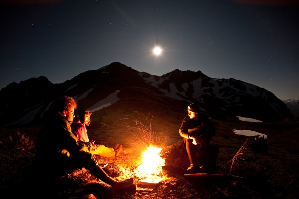 Вечер у костра