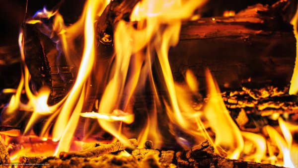 Заставка огонь