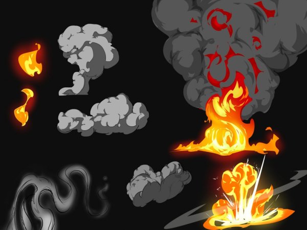 Взрыв для рисования