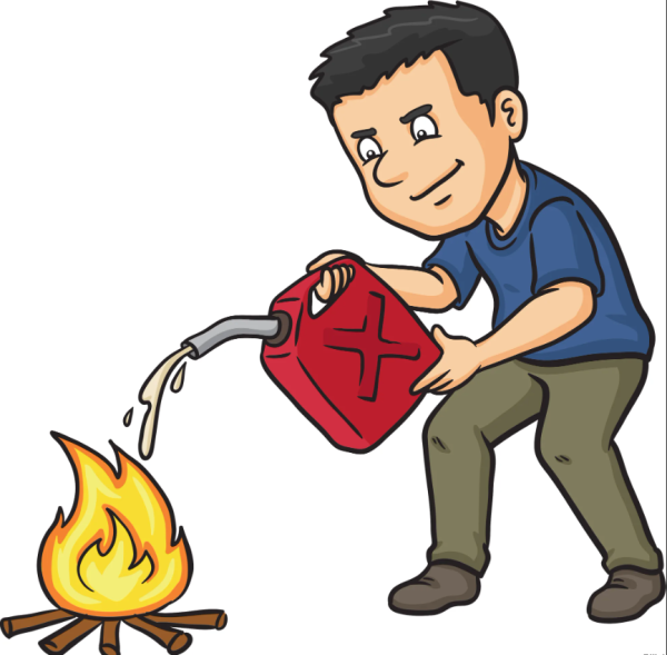 Подливание масла в огонь