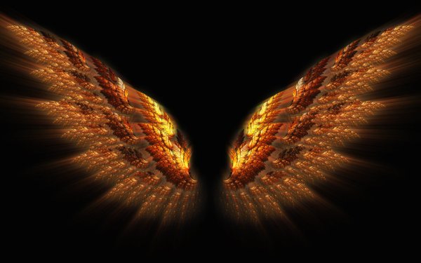 Огненные Крылья ангела