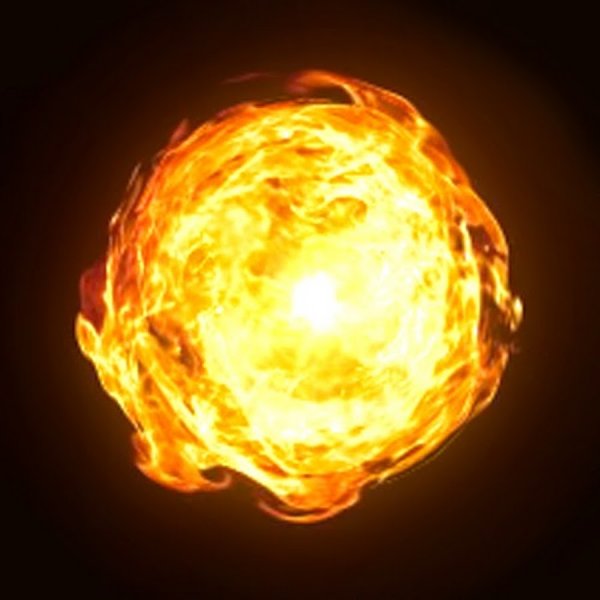 Горящий шар