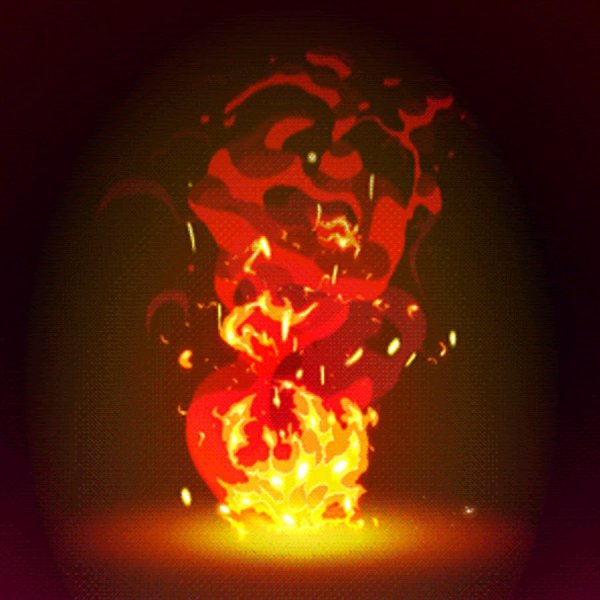 Огонь гифка