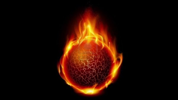 Красивый шар фаербол