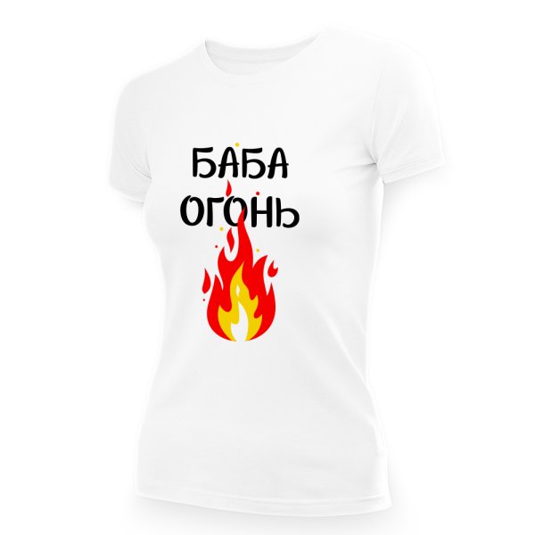 Баба огонь надпись