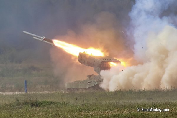 ТОС-1а Солнцепек стрельба