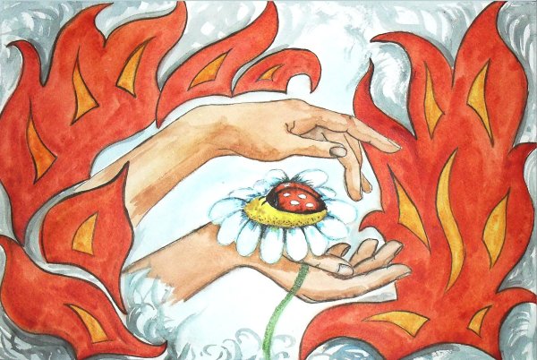 Рисунок пожарная безопасность