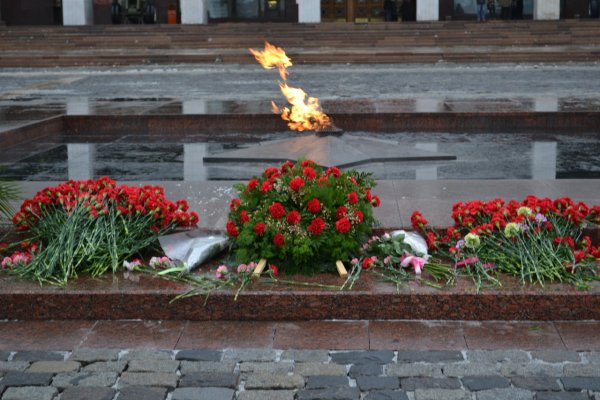 Вечный огонь парк Победы Москва