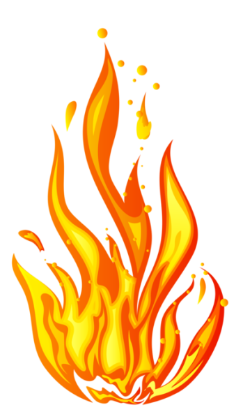 Пламя огня для детей