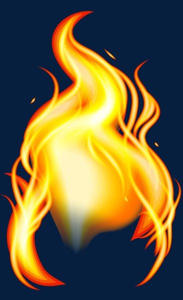 Желтое пламя