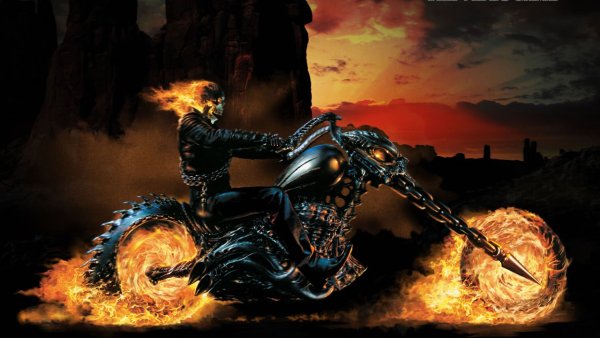 Харлей Дэвидсон Призрачный гонщик