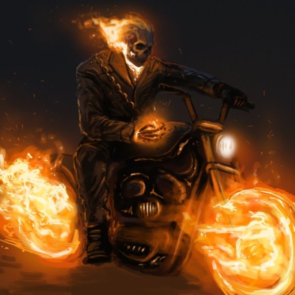 Байк призрачного гонщика