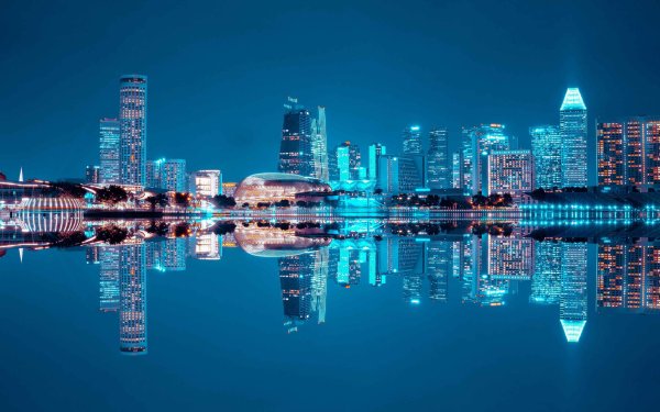 8k ночной город