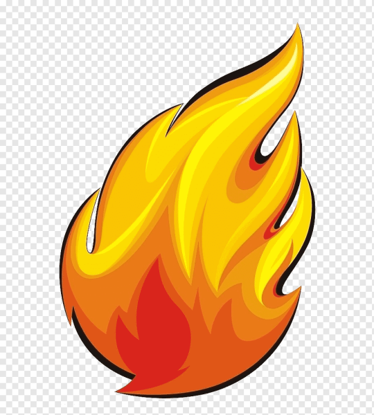 Огонь мультяшный