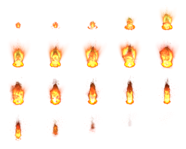 Fireball Sprite Sheet