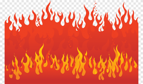 Пламя мультяшное