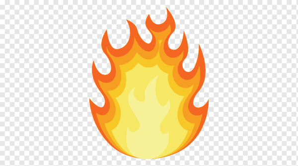 Огонь из мультика