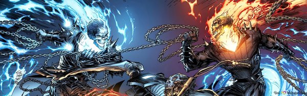 Призрачный гонщик ангел смерти Марвел