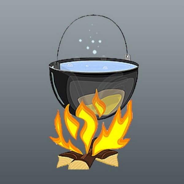 Котелок на огне