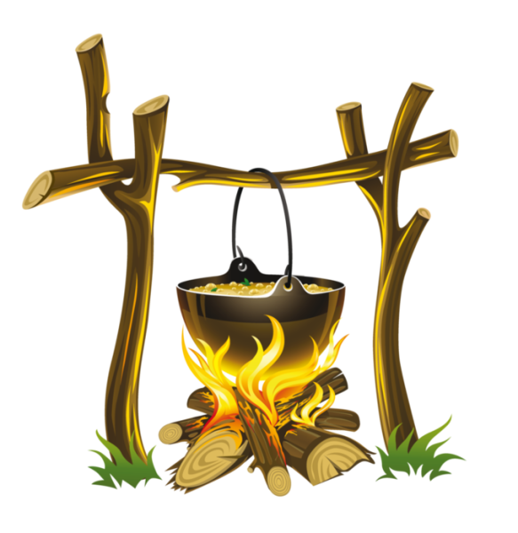 Котелок на огне