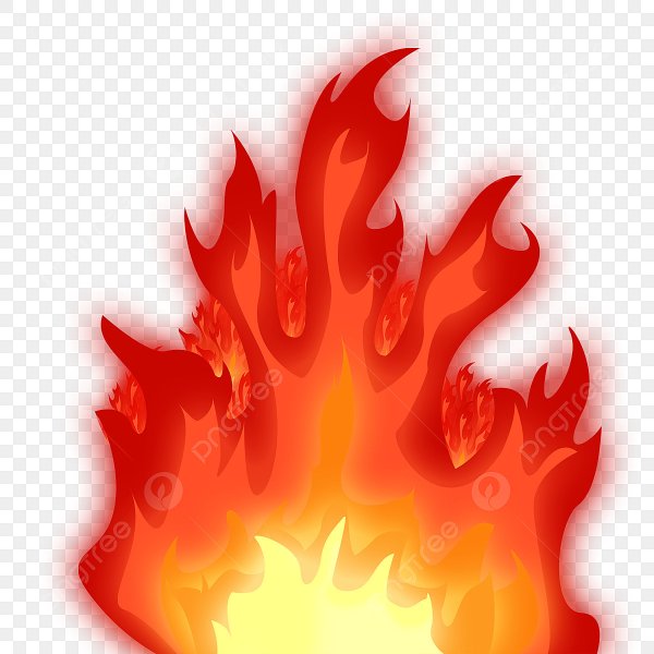 Маска огня для детей