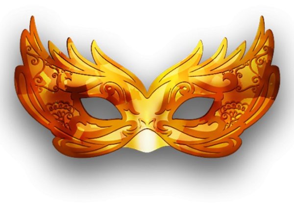 Карнавальная маска огонь