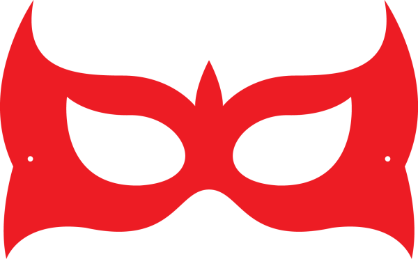 Маска супергероя для девочки