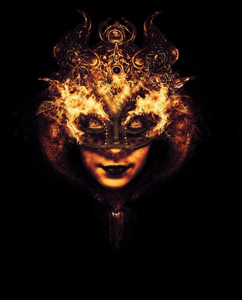 Огненная маска арт