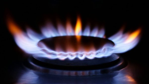 Газовая конфорка пламя