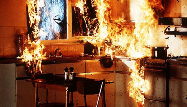 Огонь в квартире