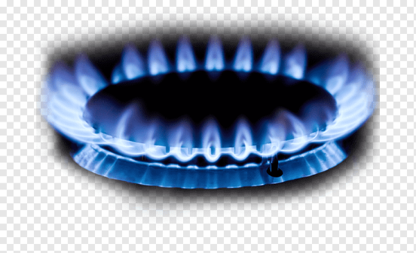 Газовая конфорка на белом фоне
