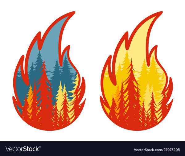 Символ лесного пожара