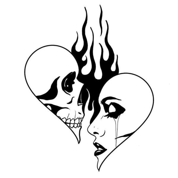 Раскраска для мальчиков Призрачный гонщик