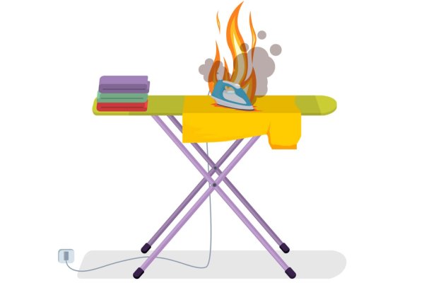 Горящий утюг