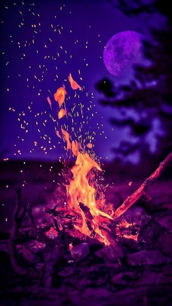 Огонь костер