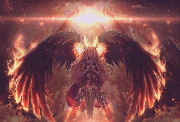 Огненный ангел арт