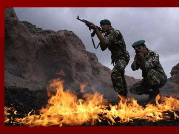 Солдат в огне