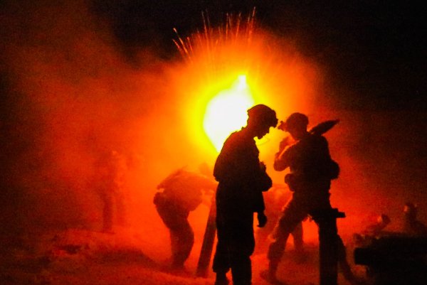 Огненный солдат