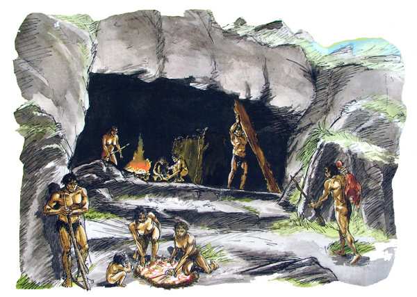 Пещера древнего человека